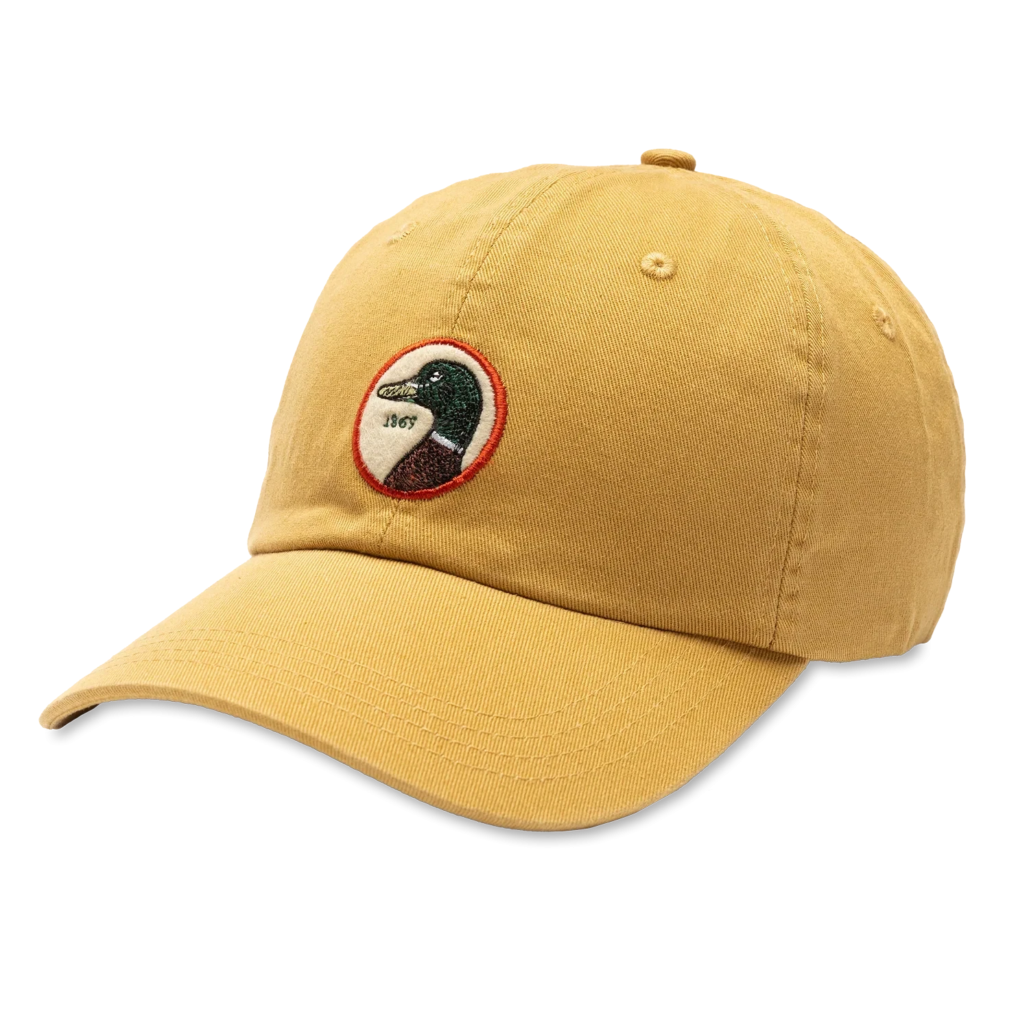 Circle Patch Twill Hat - Gold
