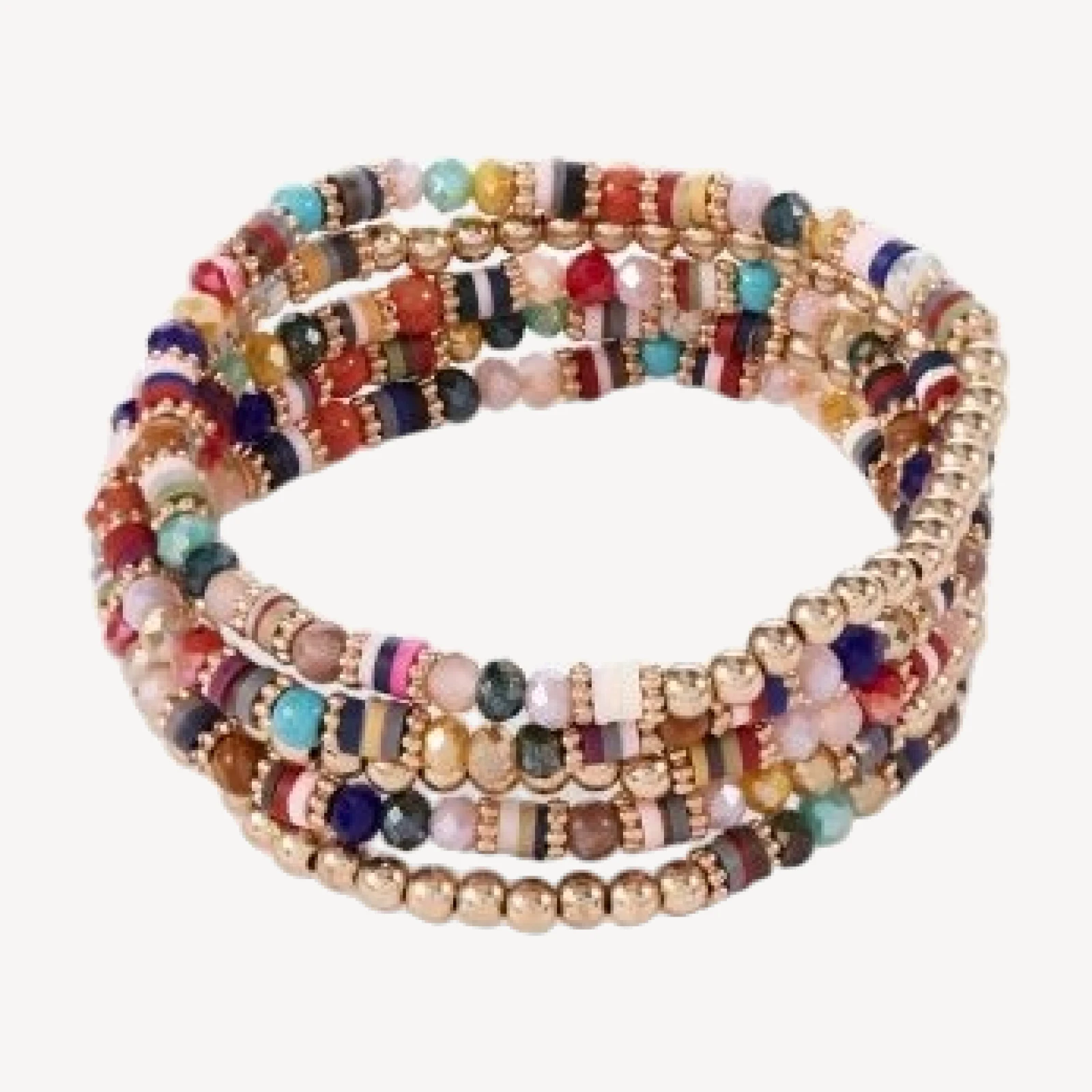 Aqua Beaded Bracelet Set - Exclusive