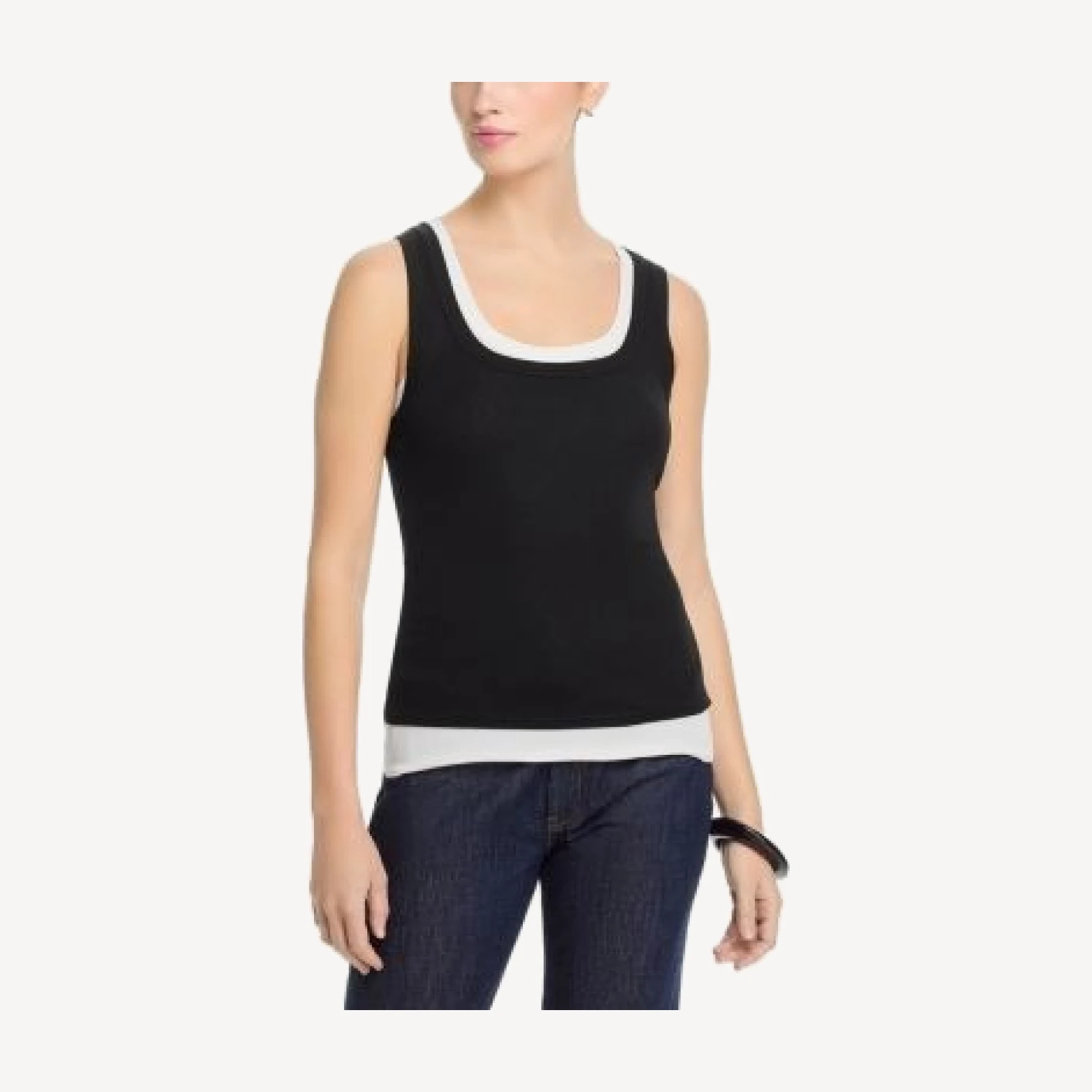 Aqua Double Layer Tank Top - Exclusive
