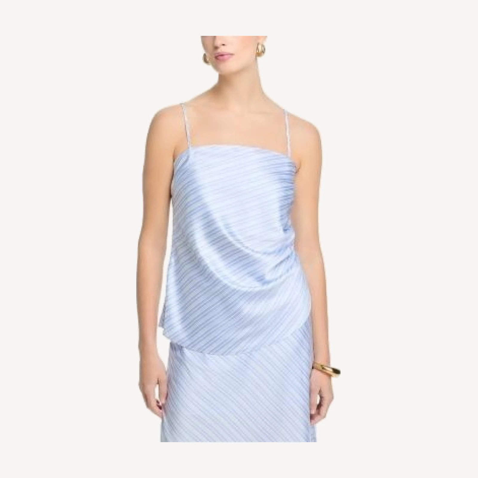 Aqua Stripe Tank Top - Exclusive
