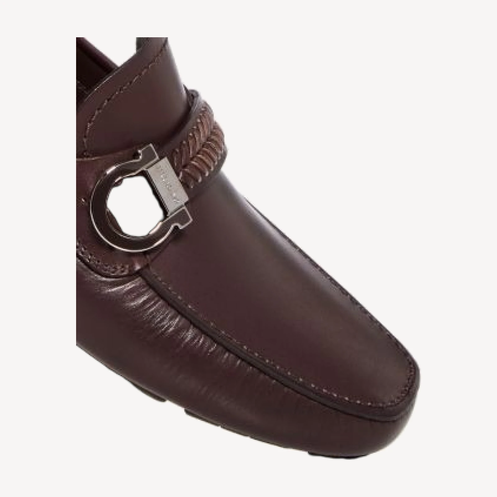 Ferragamo Men's Calipso Gancini Leather Drivers
