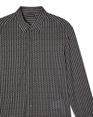 Emporio Armani Regular Fit Micro-Geo Shirt, photo 3
