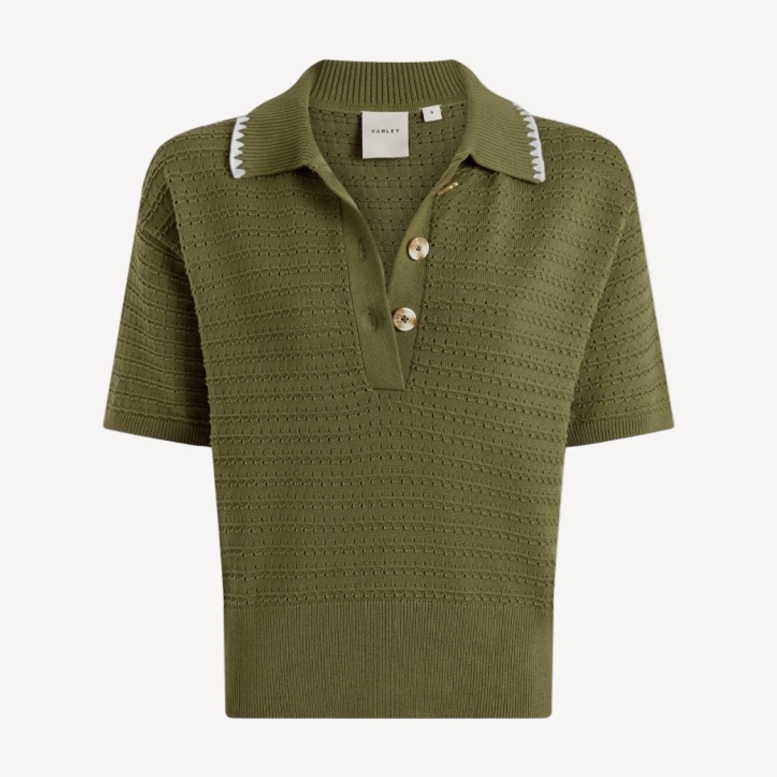 Guilia Polo Knit Top