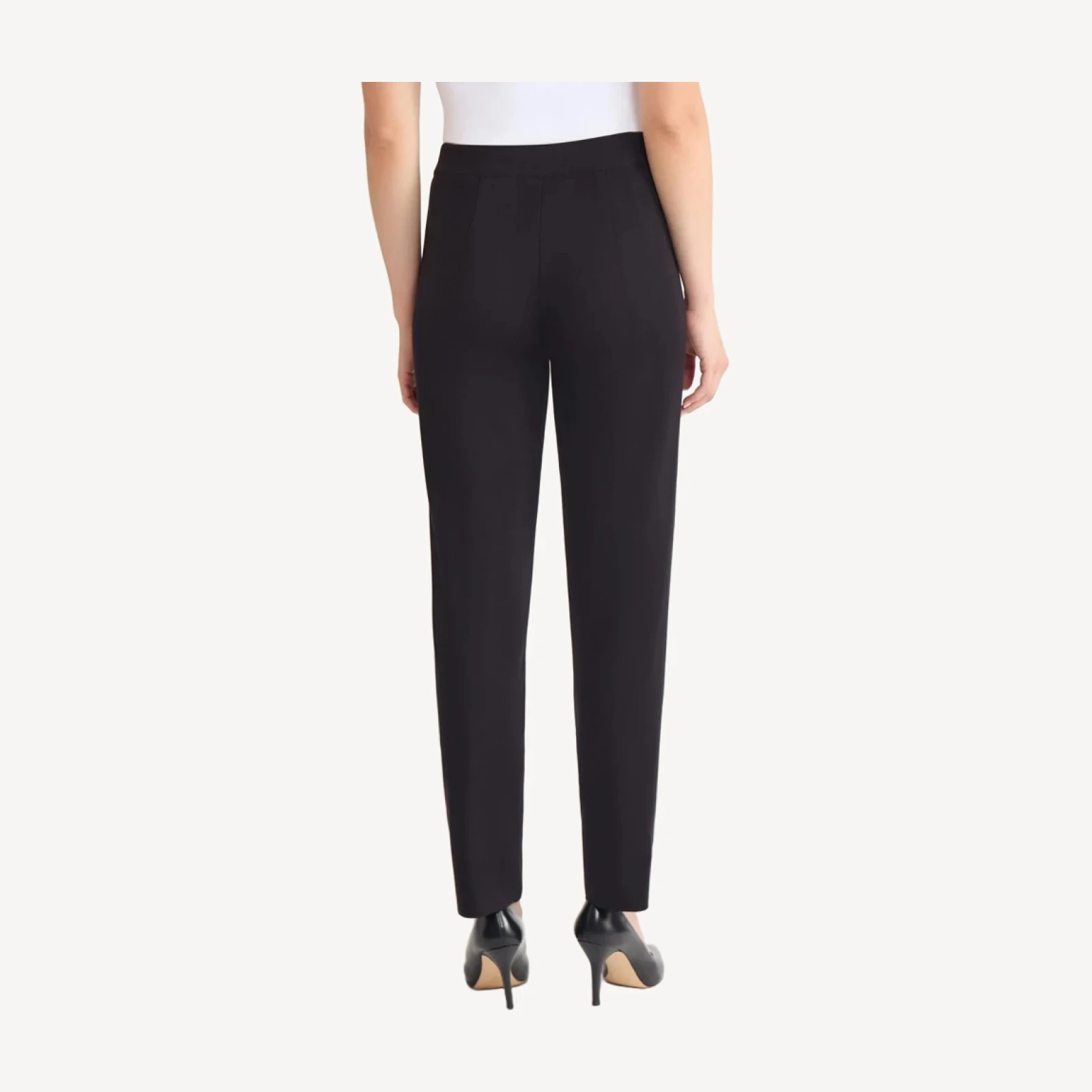 Nancy Slim Leg Mylana Knit Pant, Black - True Fit