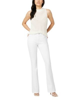 Joe's Jeans The Provocateur Petite Mid Rise Bootcut Jeans in White