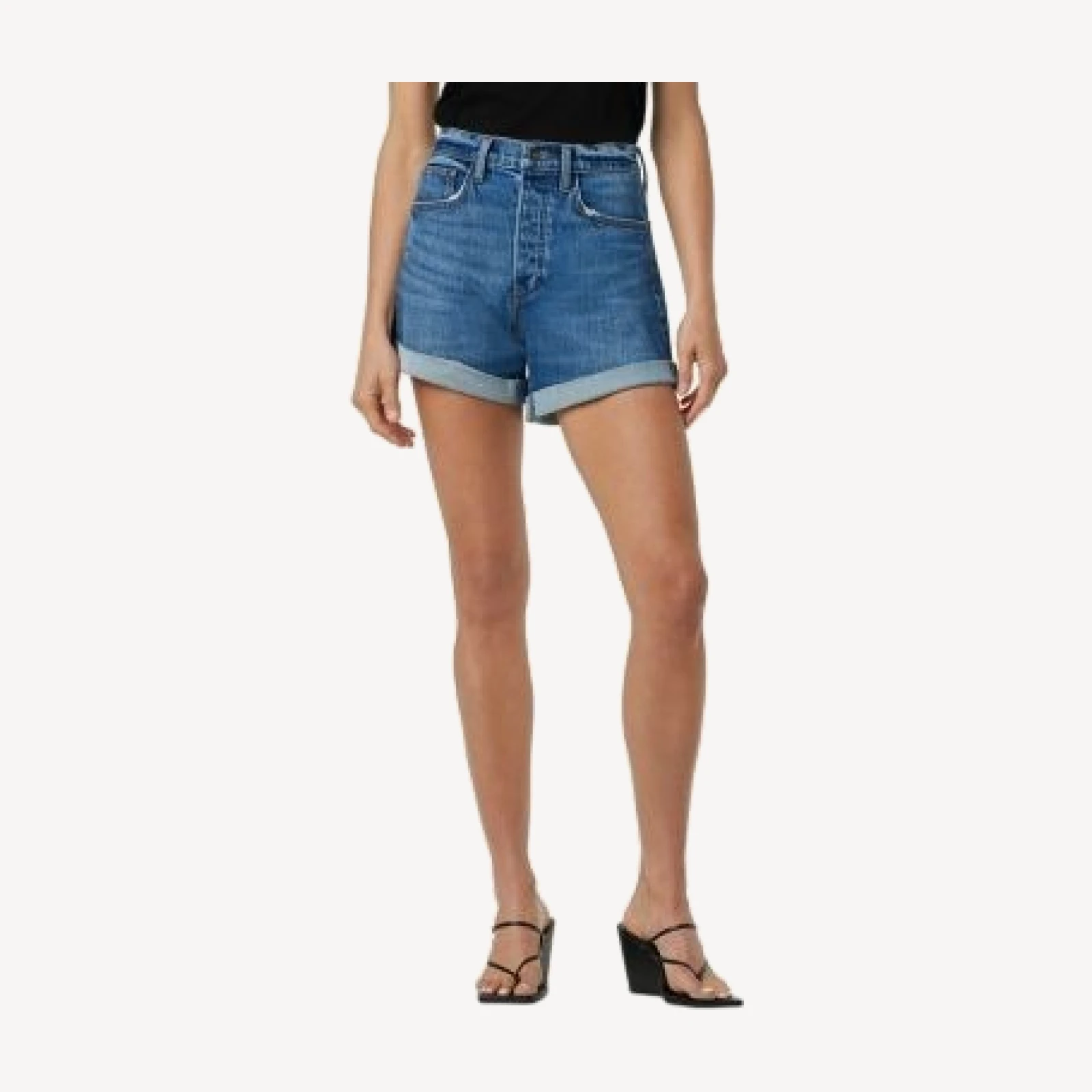 Joe's Jeans Alex Rolled Denim Shorts in Savage