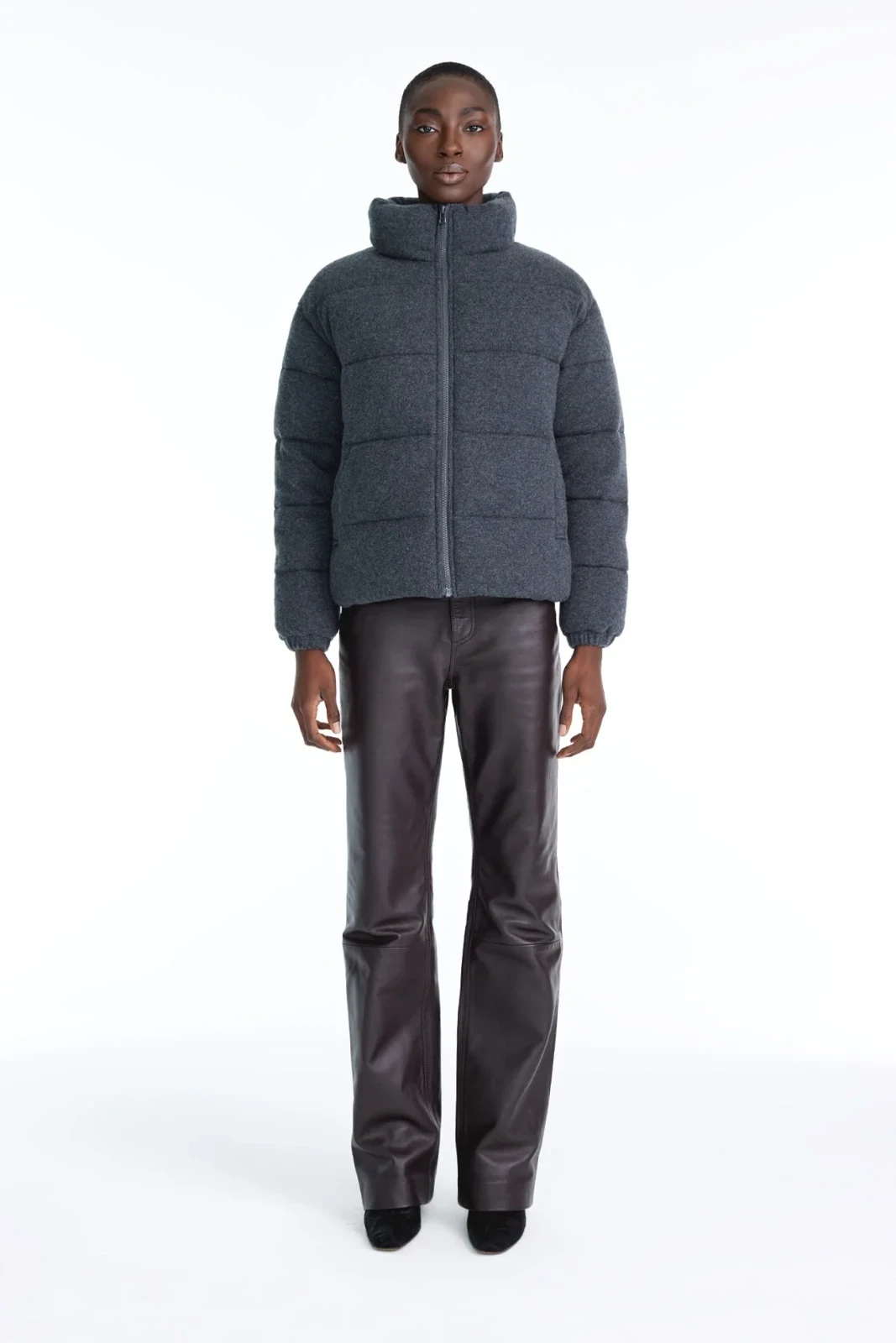 RACHEL PUFFER JACKET - CHARCOAL