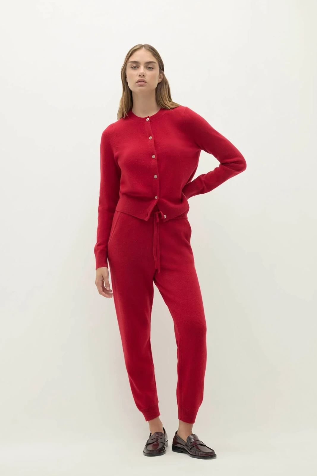 URI JOGGER PANT - WINTER RED