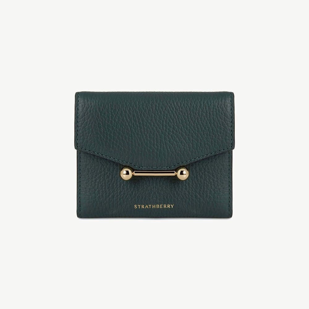 Mosaic Trifold Wallet - Bottle Green