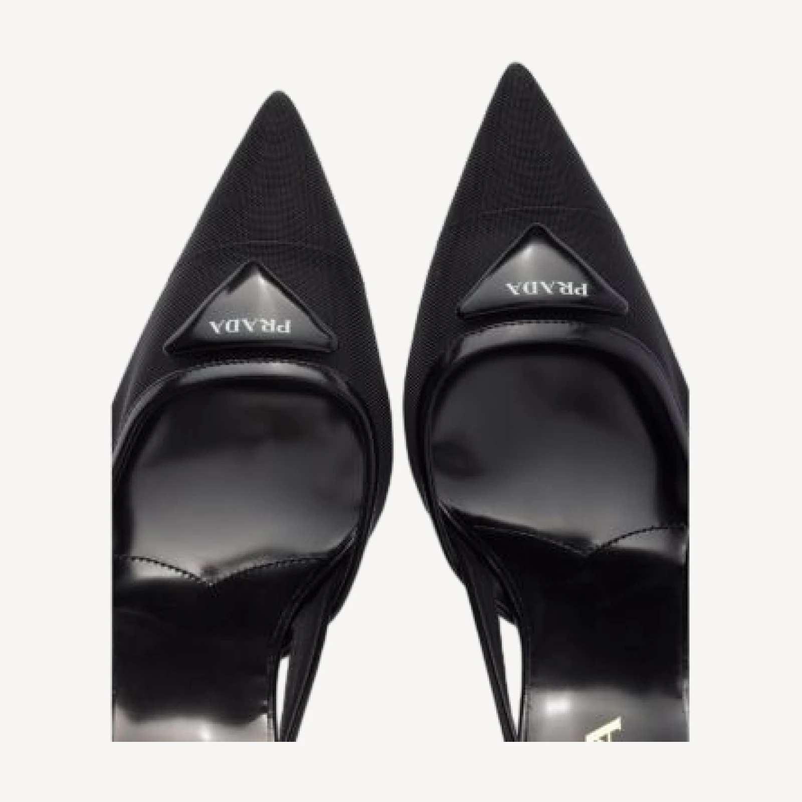 Prada Women's Mesh Fabric Slingback Pumps