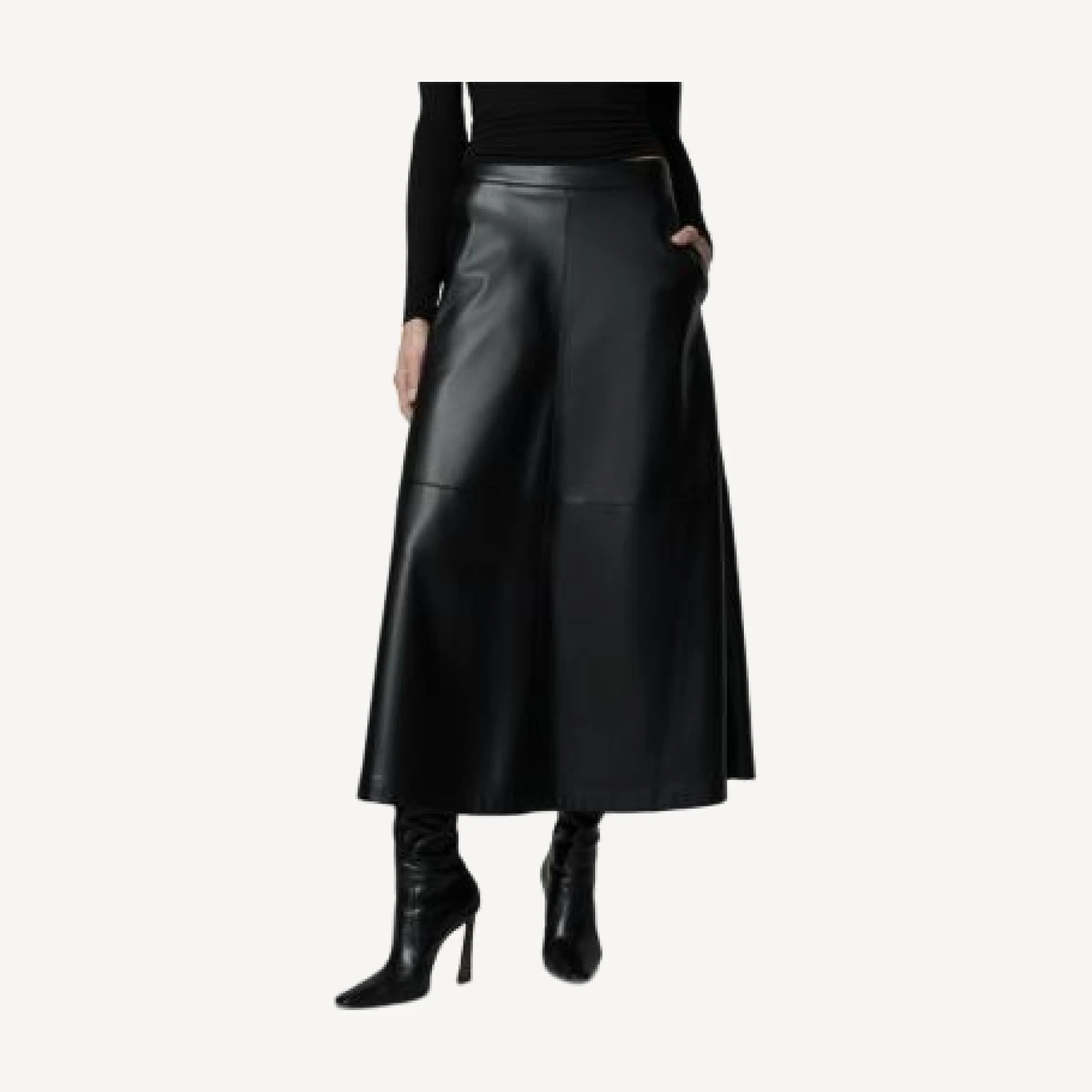 Joe's Jeans x Dani Michelle The Tavi Faux Leather Maxi Skirt