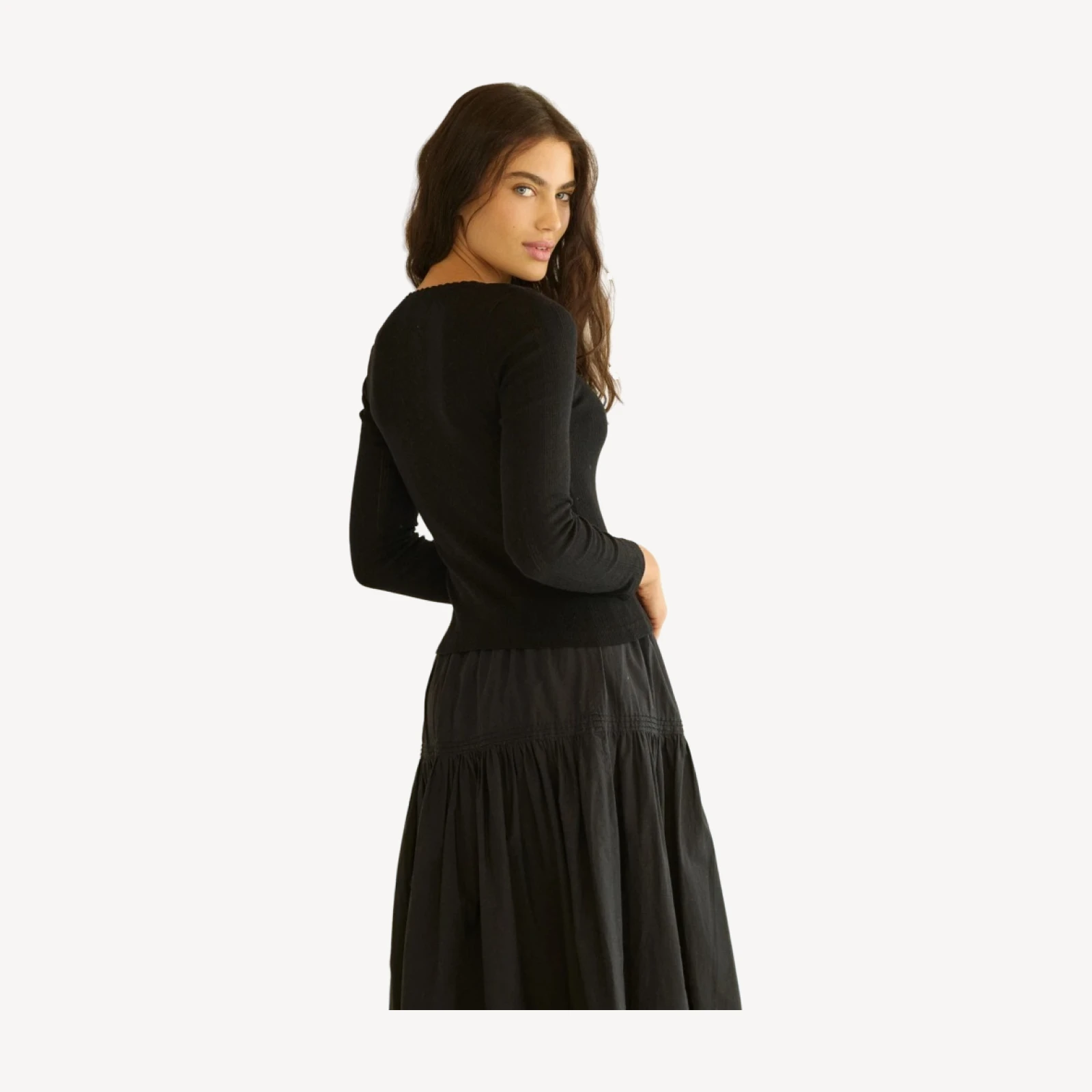 LORI TEE -- BLACK