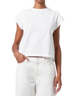 Agolde Bryce Cap Sleeve Tee