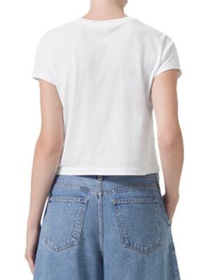 Agolde Adine Cotton Shrunken Tee