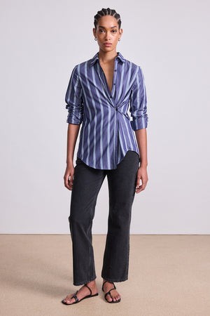 Sodi Wrap Button Up