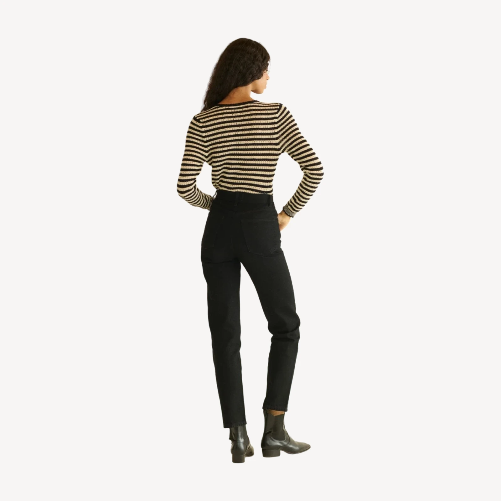 EVERLYN CARDIGAN -- SIDONIE STRIPE