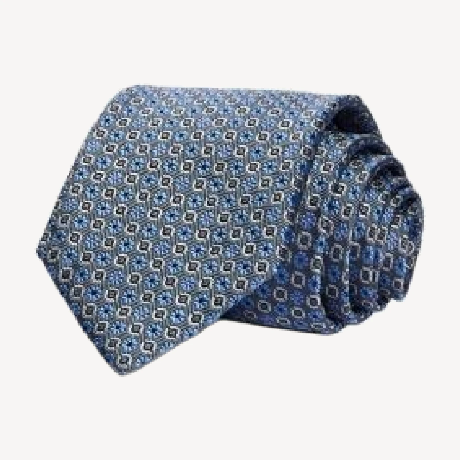 David Donahue Neat Jacquard Classic Silk Tie