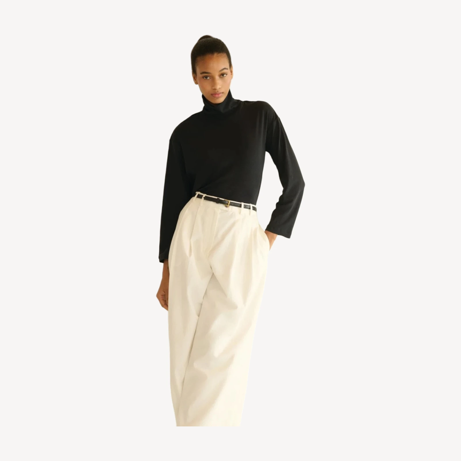 HAWTHORN TURTLENECK -- BLACK