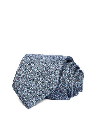 David Donahue Jacquard Classic Silk Blend Tie