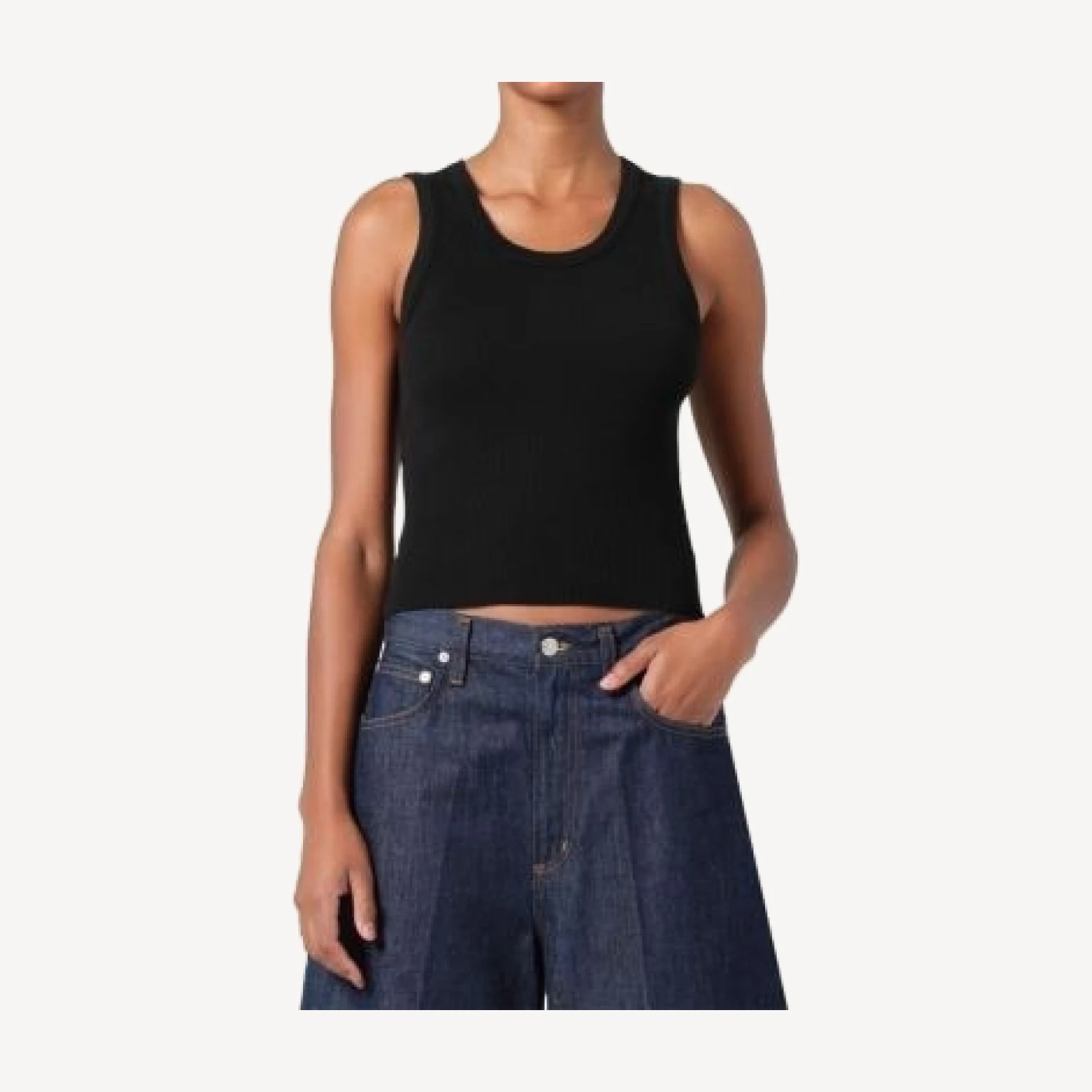 Agolde Shrunken Poppy Tank Top