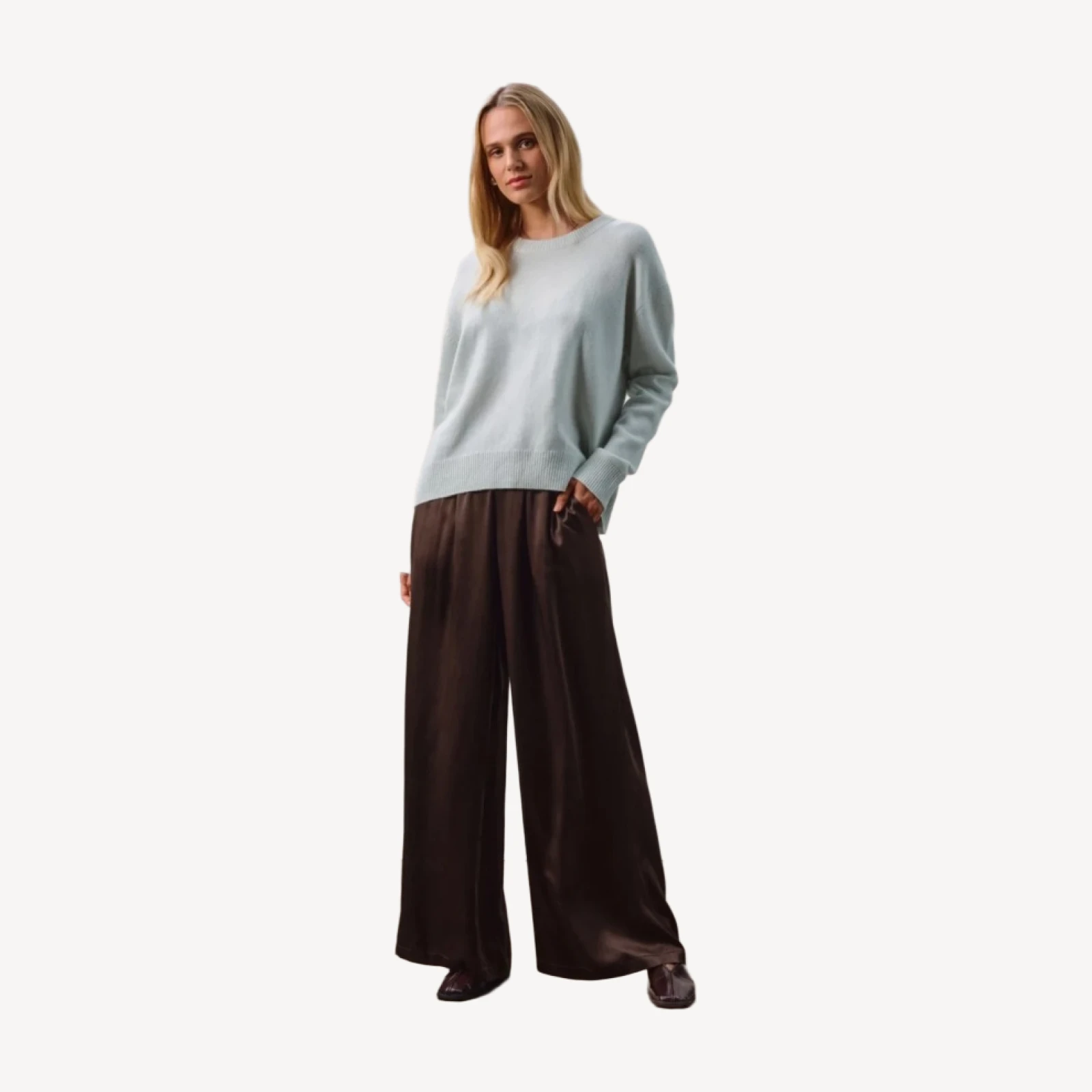 KAIA CASHMERE SWEATER - JADITE