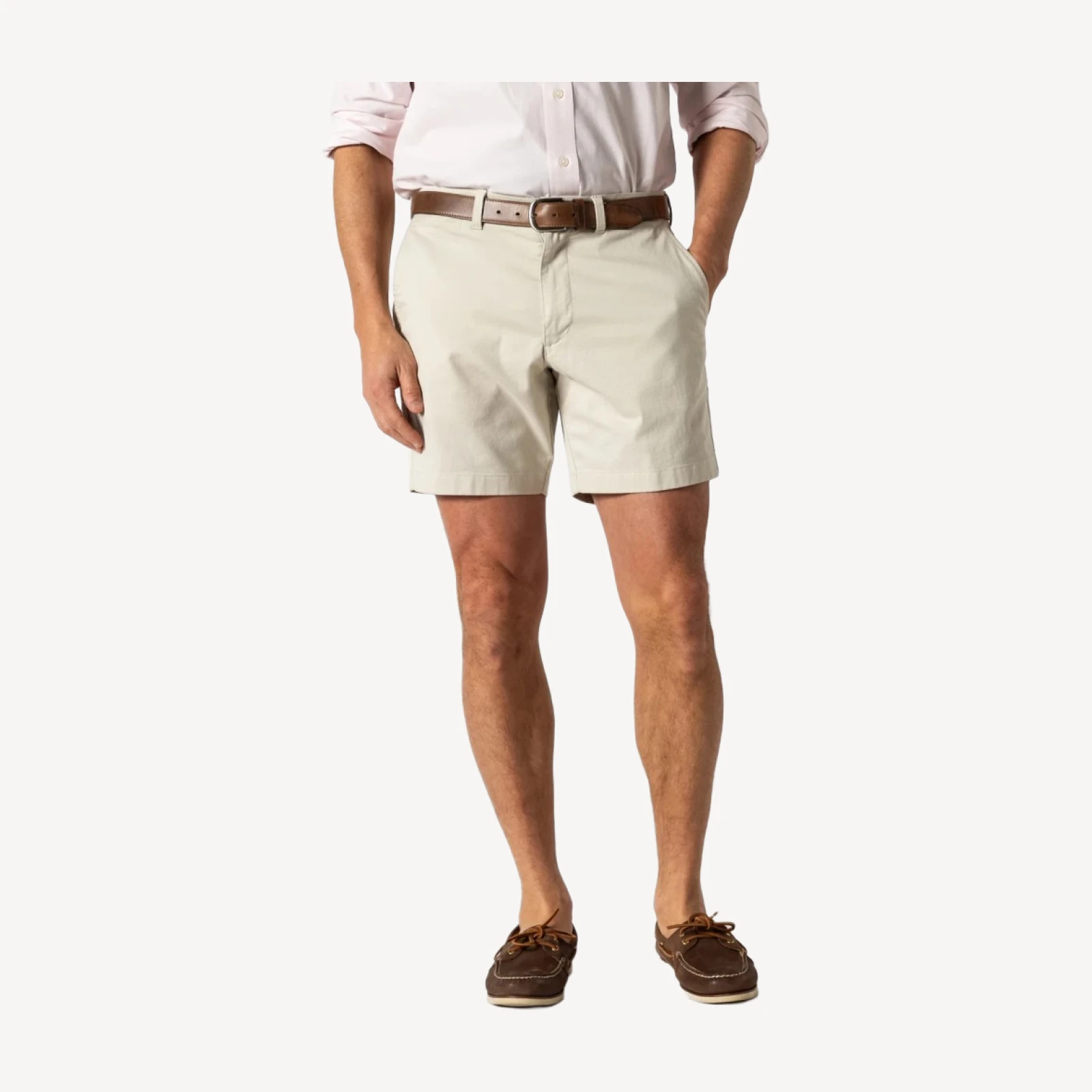 7" Gold School Chino Short - Stone Gold Patch