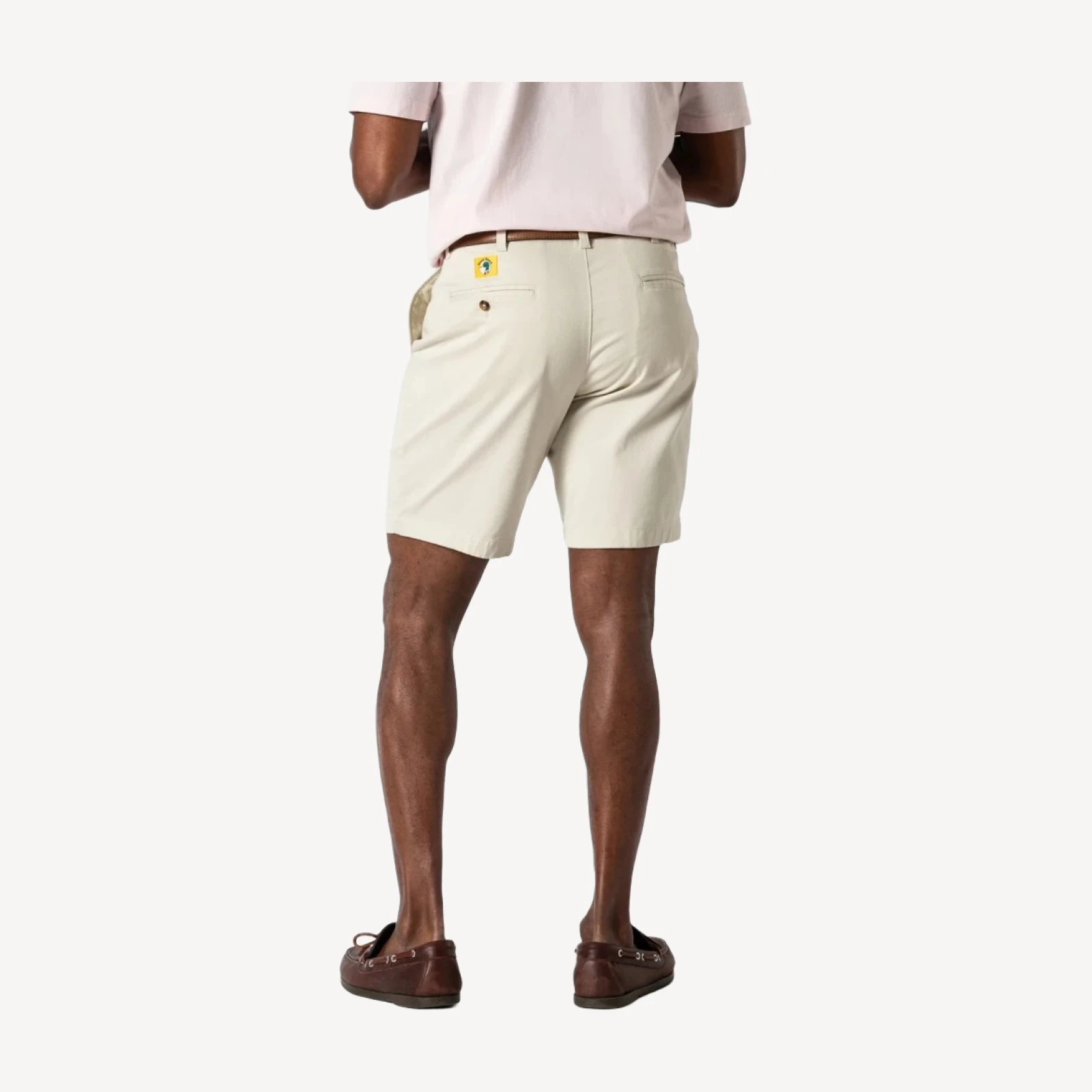 9" Gold School Chino Short - Stone Gold Patch