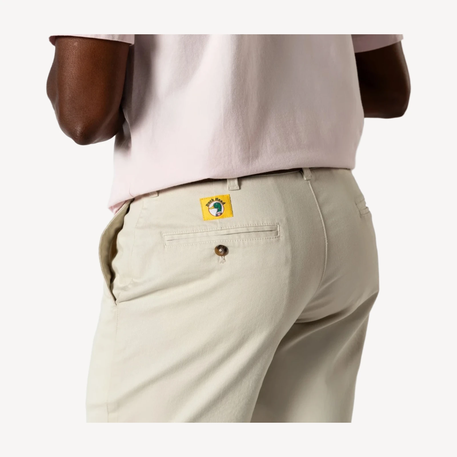 9" Gold School Chino Short - Stone Gold Patch