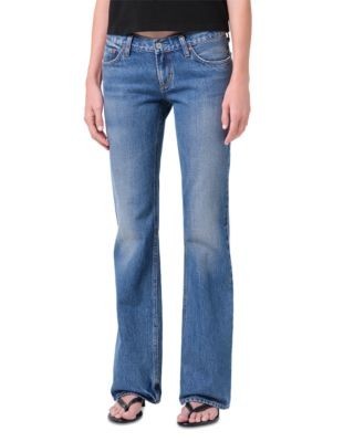 Agolde Low Rise Boot Jeans in Margin