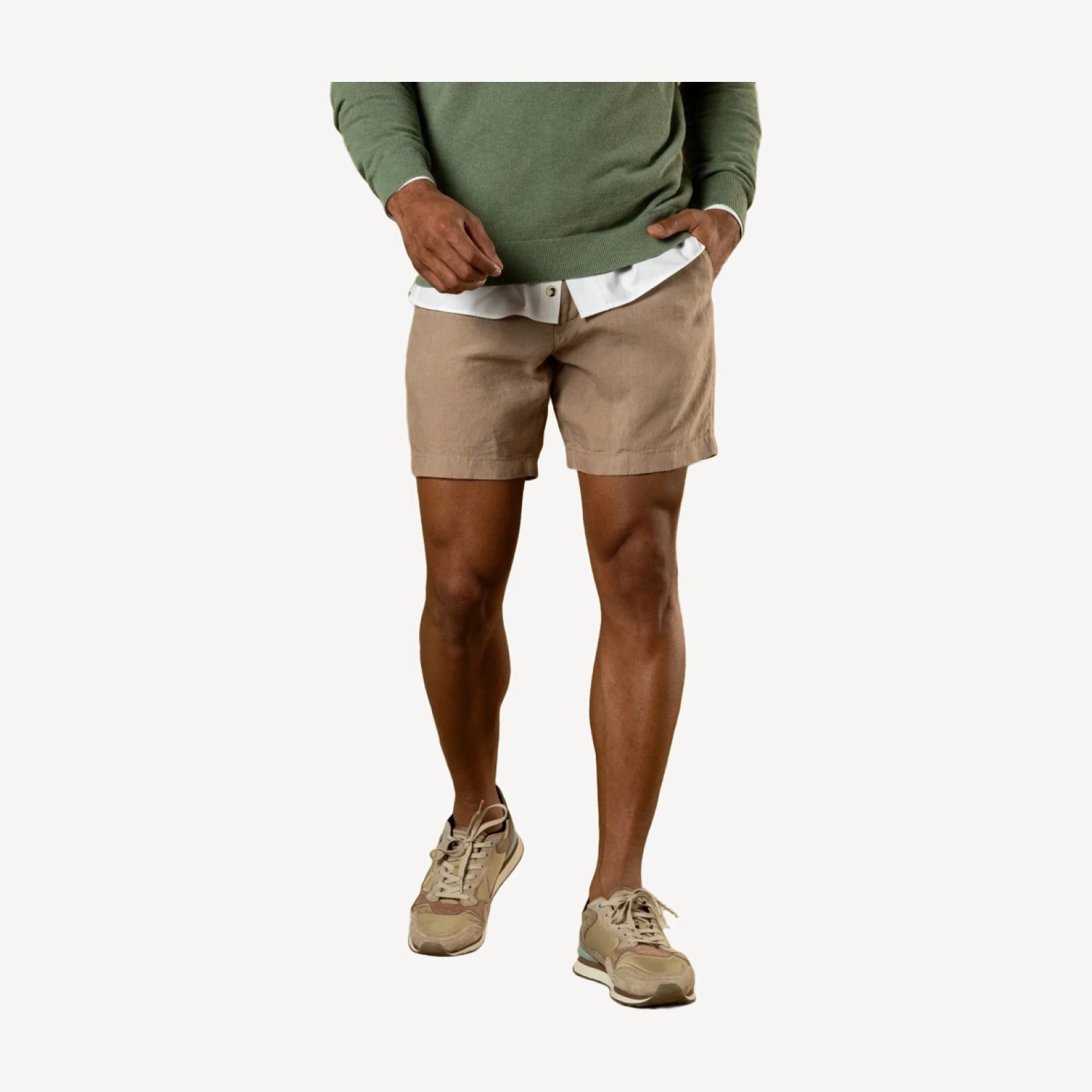 7" Linen Gold School Chino Short SALE