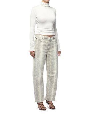 Citizens of Humanity Miro Barrel Leg Jeans in Python