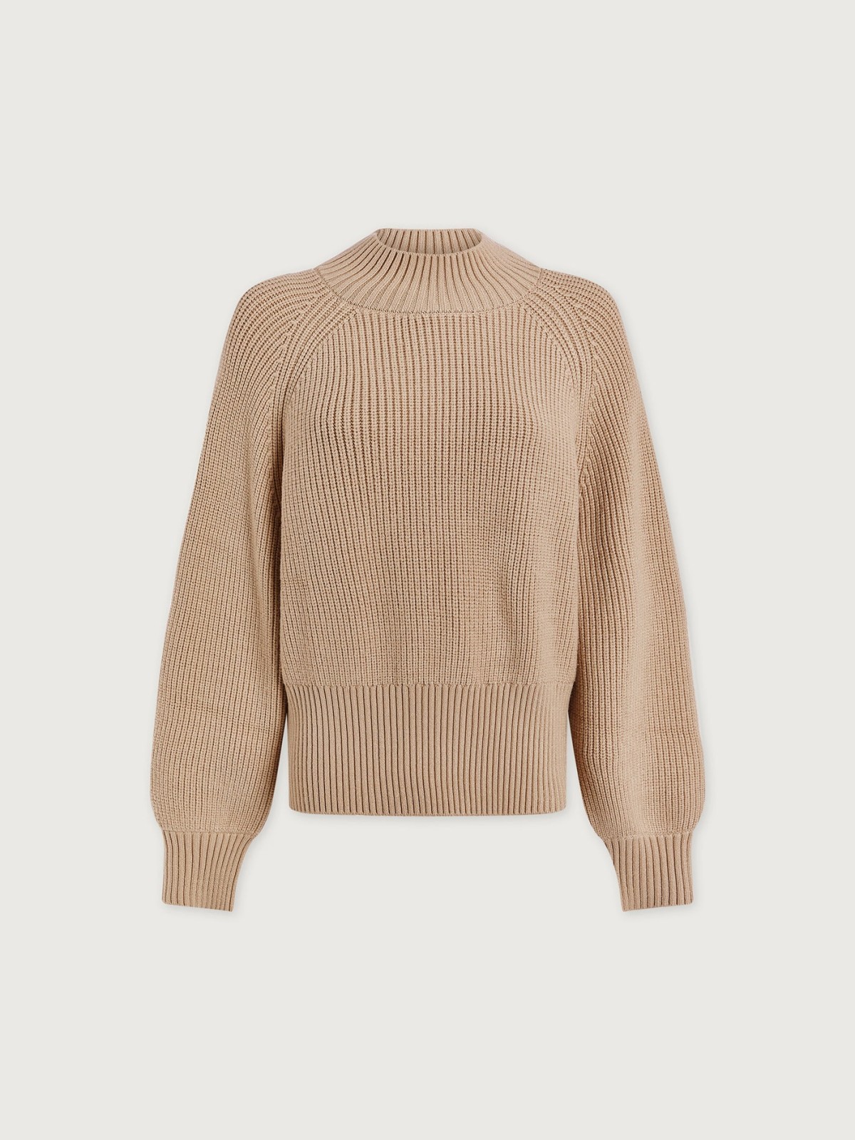Martina High Neck Rib Knit