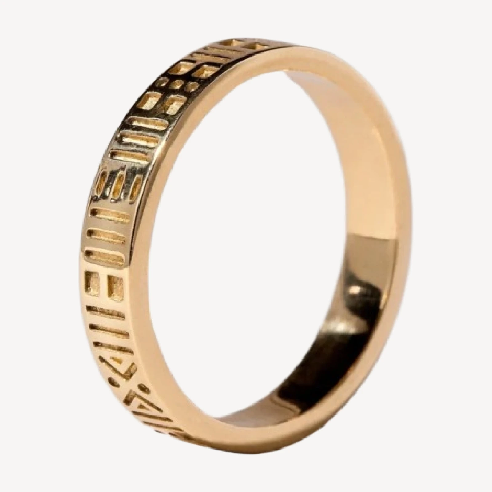 Infinity Etched Band - 4mm