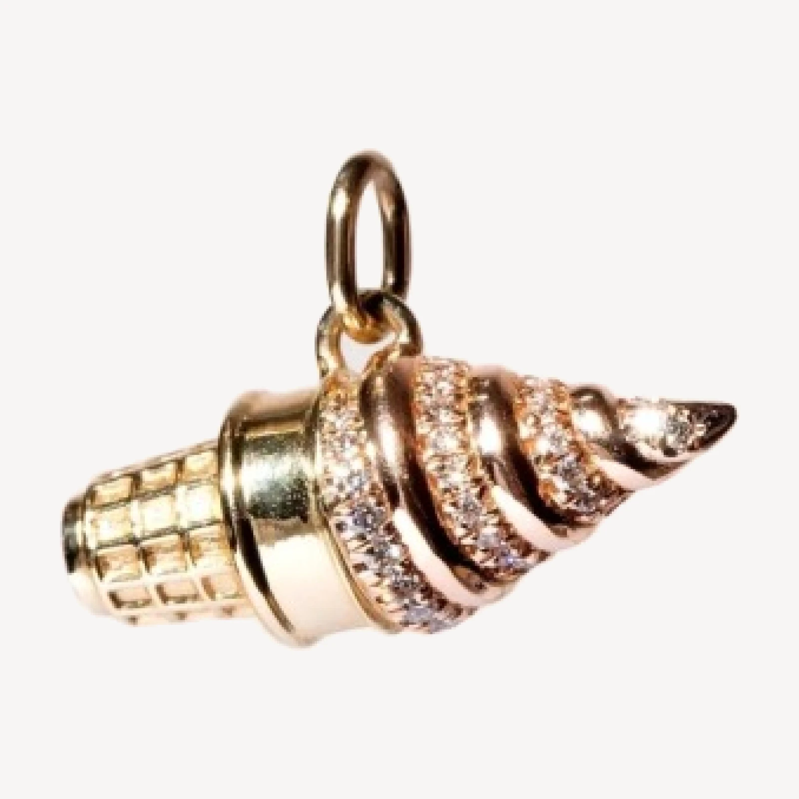 Strawberry & Vanilla Swirl Soft Serve Charm