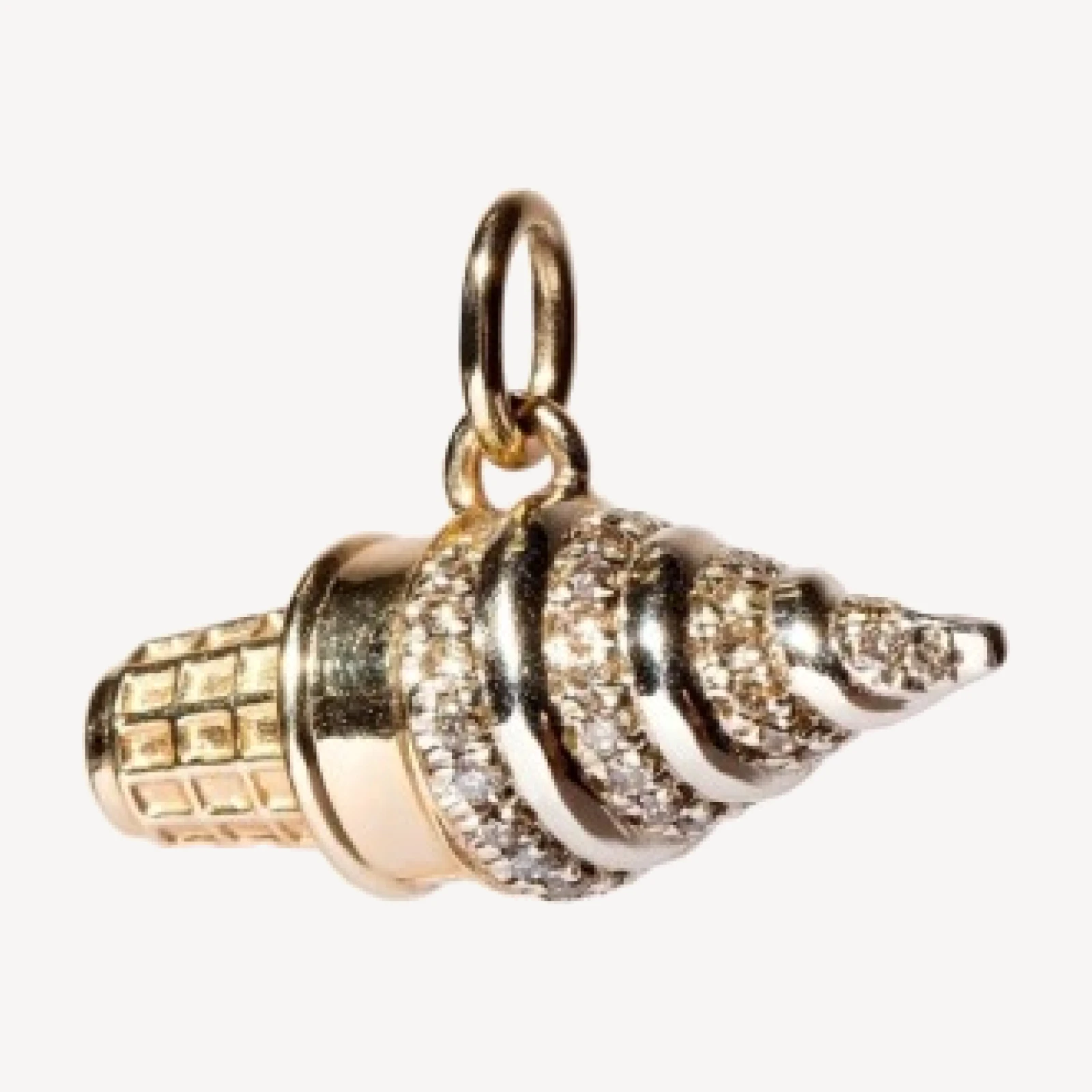 Chocolate & Vanilla Swirl Soft Serve Charm