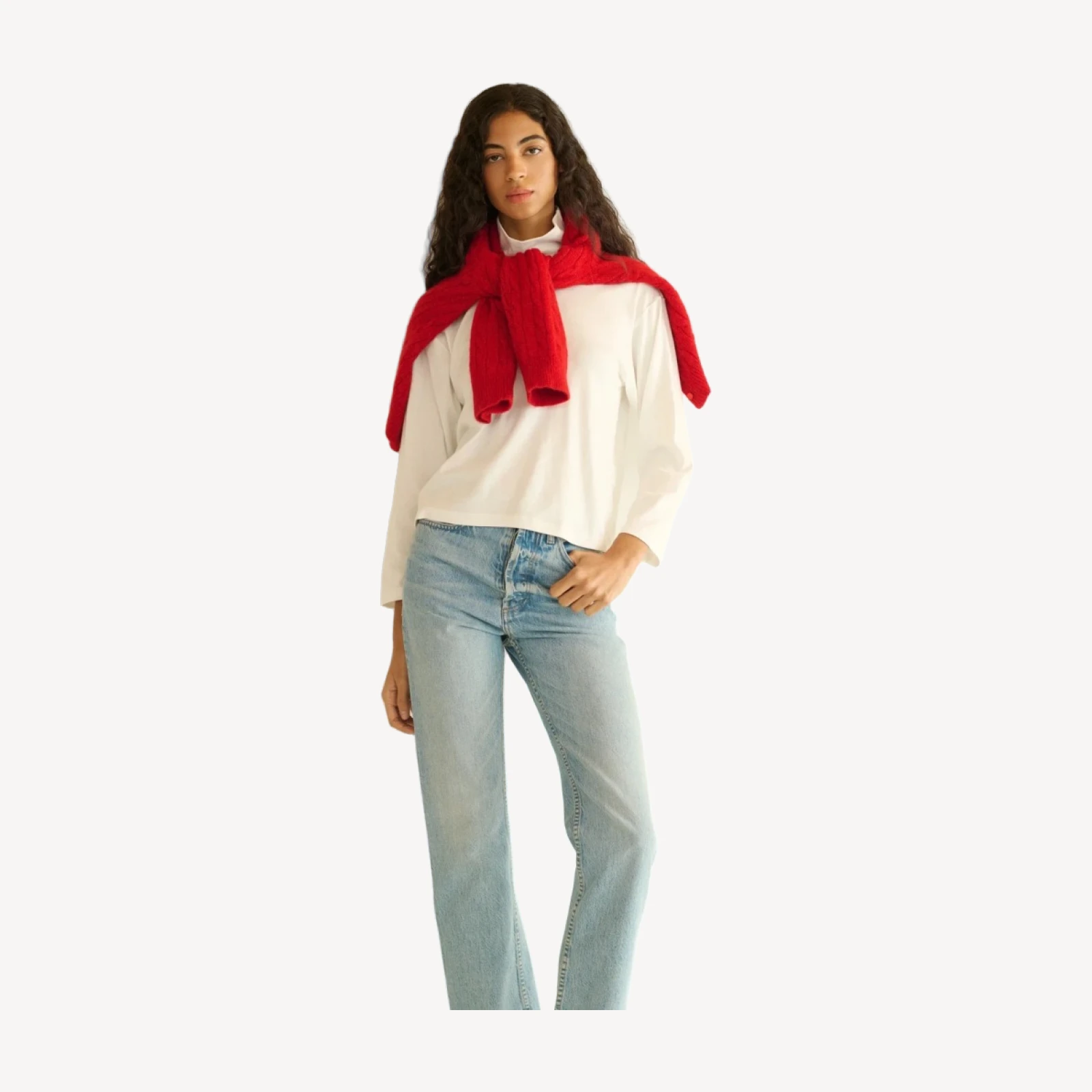 HAWTHORN TURTLENECK -- SALT