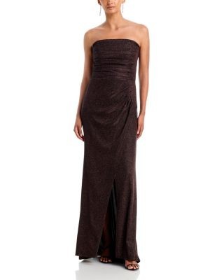Aqua Galaxy Strapless Gown - Exclusive