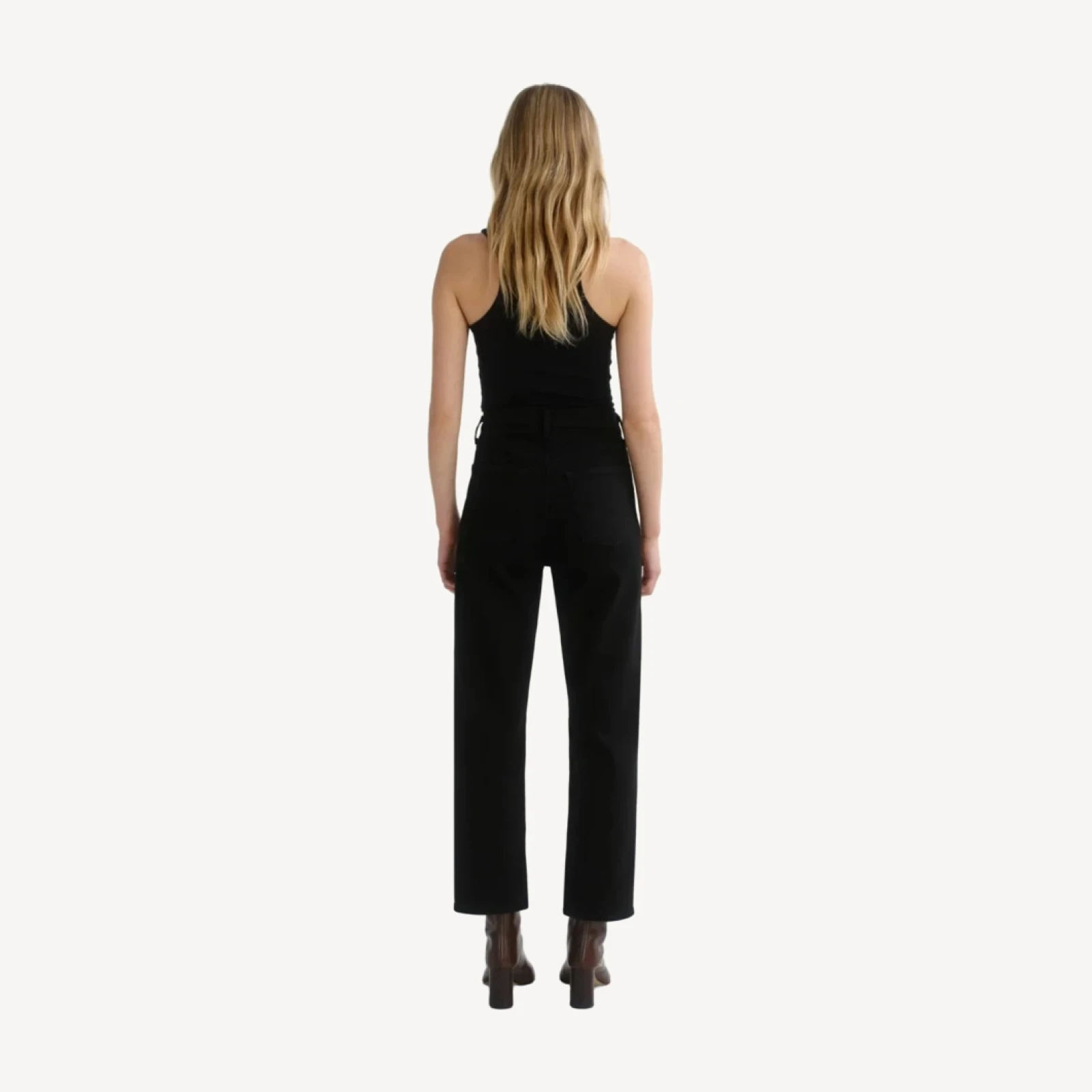 90's Pinch Waist Crop (Weightless Stretch) in Cover