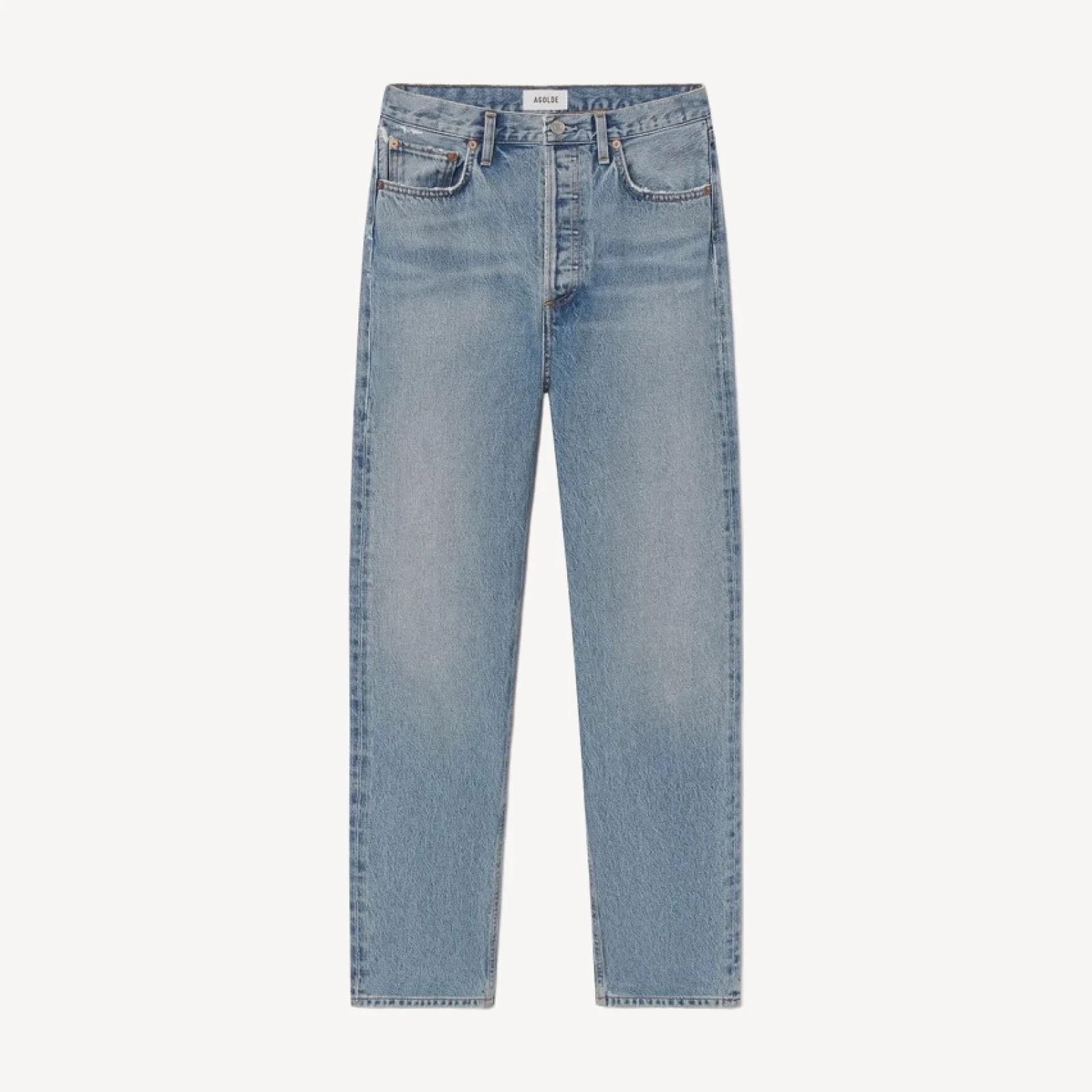 90's Pinch Waist High Rise Straight in Stage