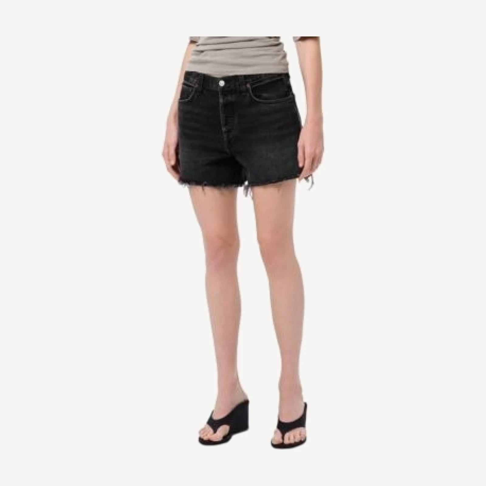Agolde Nye Low Slung Vintage Shorts