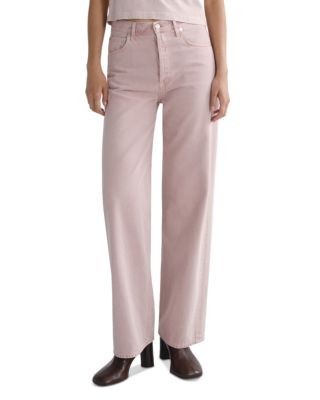 Agolde Ren High Rise Wide Leg Jeans in Wallflower