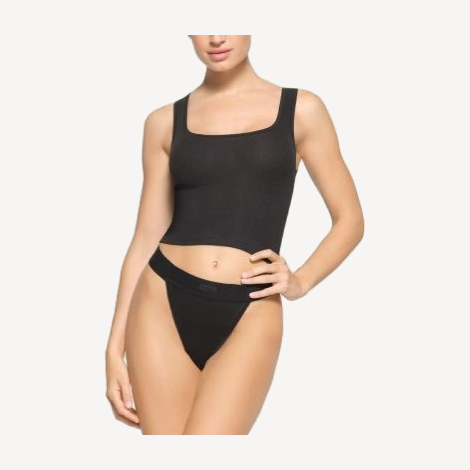 Skims Cotton Rib Tank Top