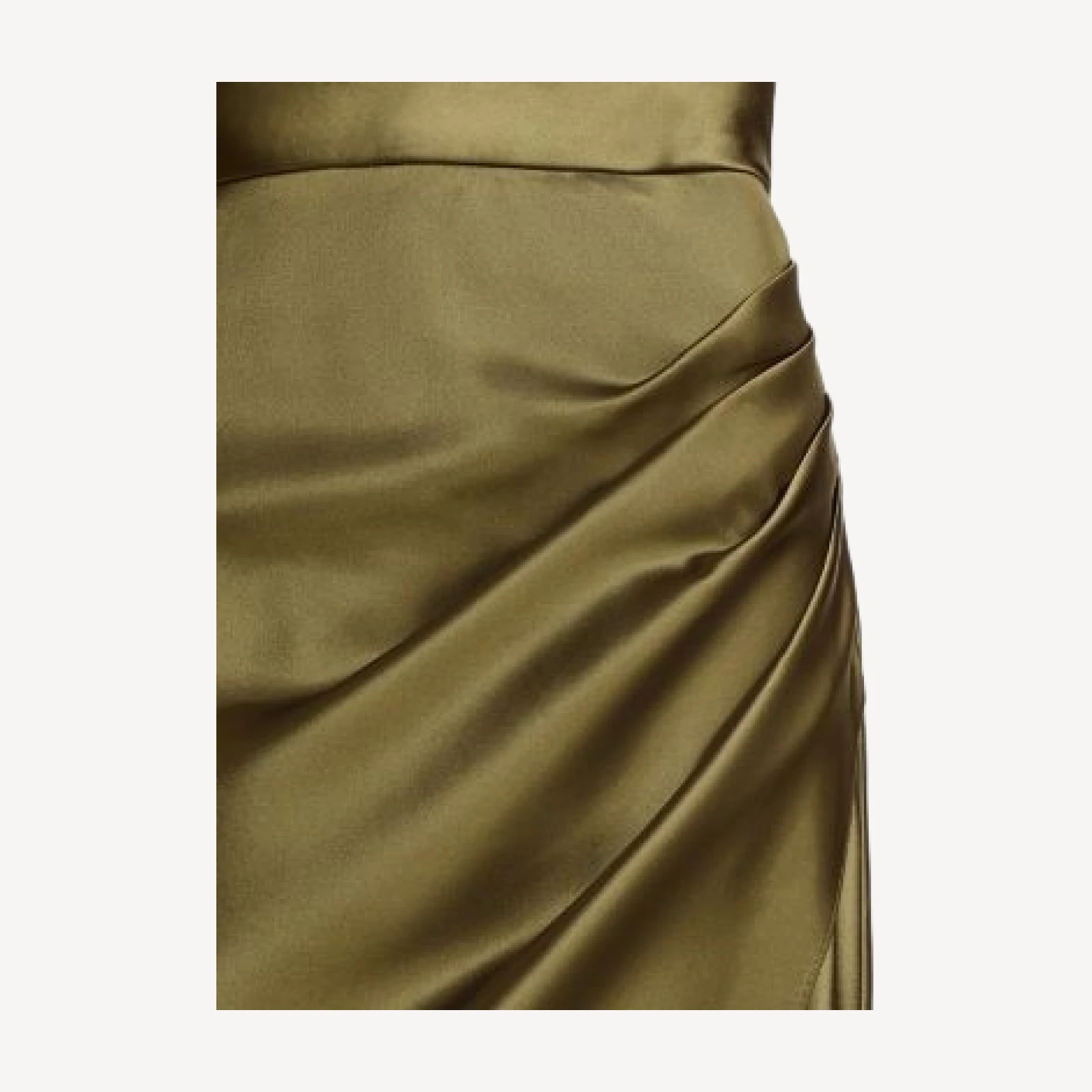 Aqua Draped Halter Gown - Exclusive