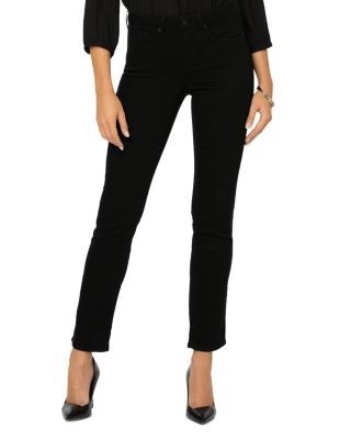 Nydj Sheri Slim Jeans in Black