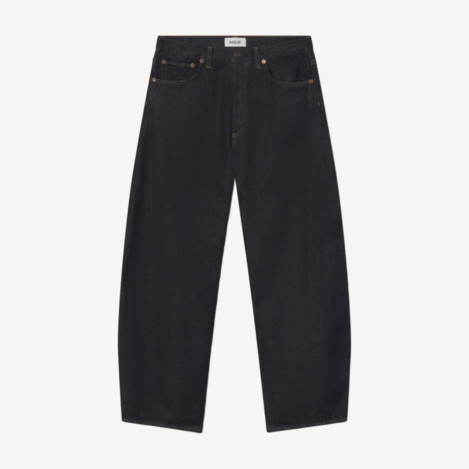 Luna High Rise Pieced Taper (Weightless) in Rinse