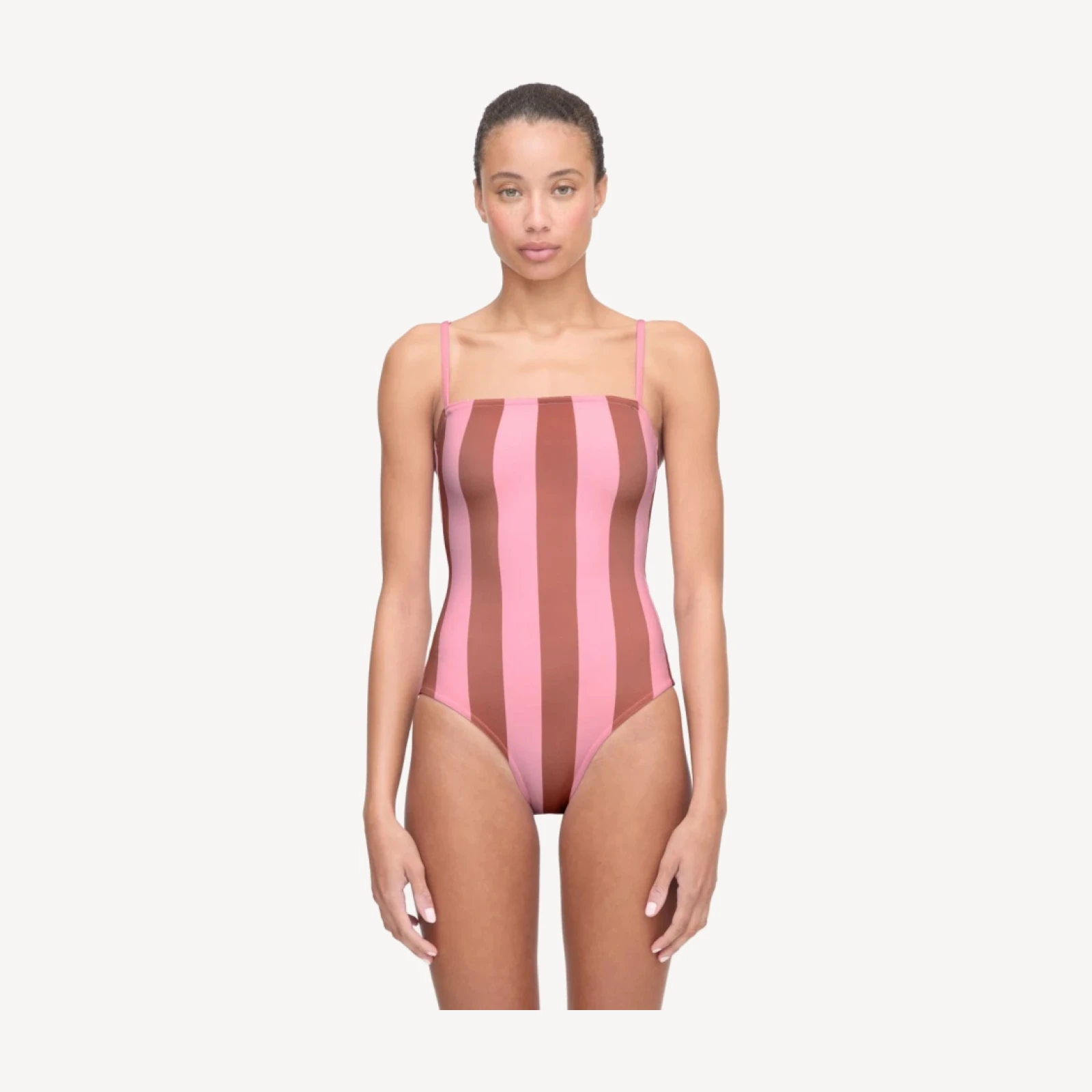The Giana One Piece - Coral Cabana Stripe