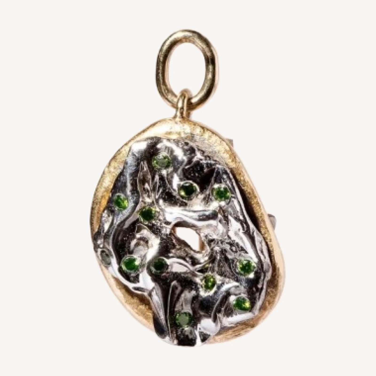 Salt Bagel Charm with Cream Cheese & Chives