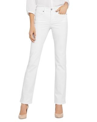 Nydj Petite Marilyn High Rise Straight Jeans