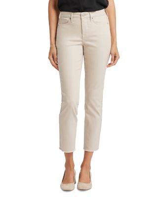 Nydj Sheri Frayed High Rise Ankle Skinny Jeans