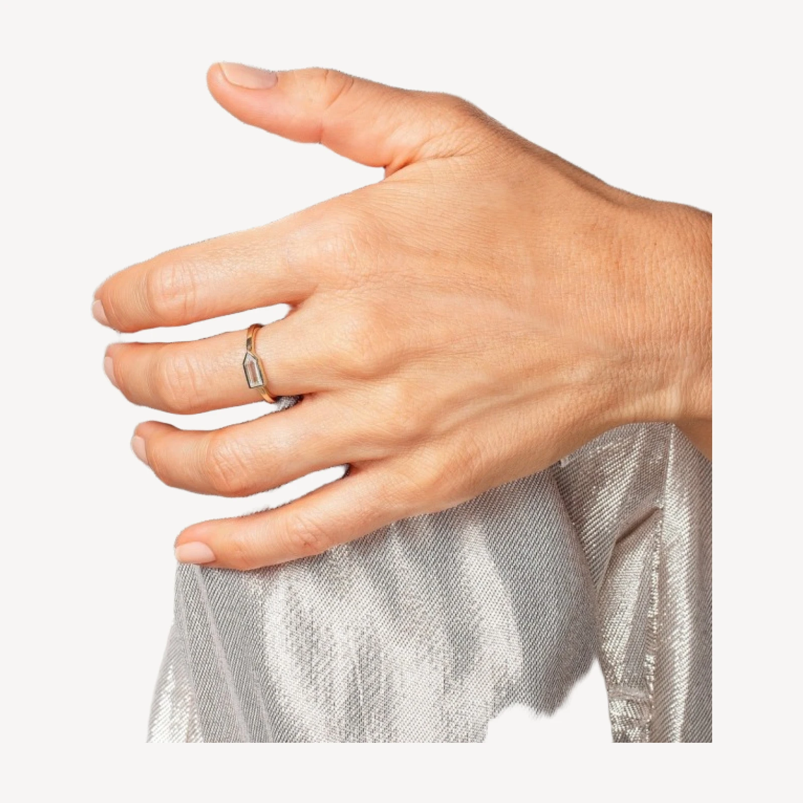 Bullet Cut Diamond Ring